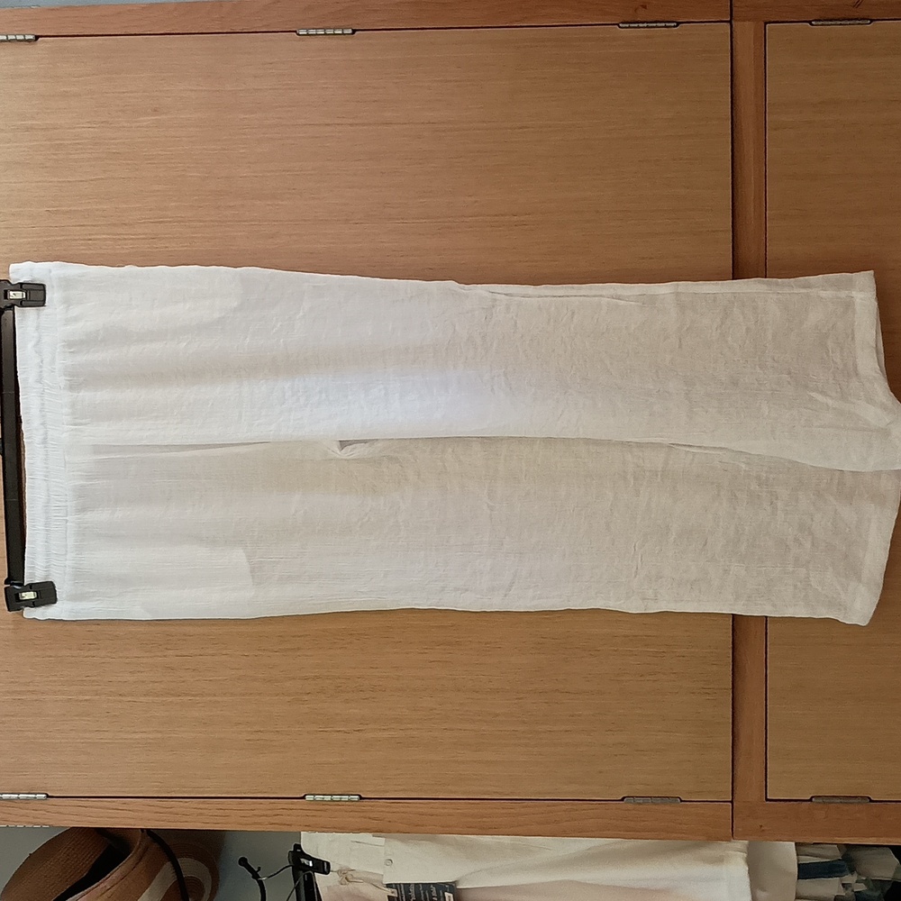 Beach Break SZ XL White Beach Palazzo Pants - Picture 2 of 7